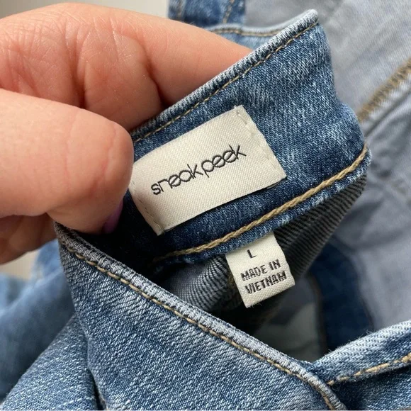 Sneak Peek Denim Overalls - Picture 6 of 9